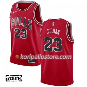 Chicago Bulls Michael Jordan 23 Nike 2017-18 Punainen Lasten Pelipaidat Swingman
